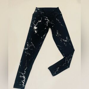 Midnight Marble Leggings-Made In Brazil
